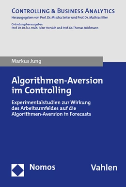 Abbildung von Jung | Algorithmen-Aversion im Controlling | 1. Auflage | 2024 | beck-shop.de