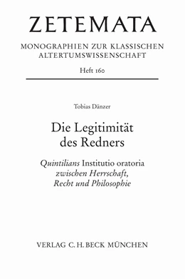 Abbildung von Dänzer, Tobias | Die Legitimität des Redners | 1. Auflage | 2024 | Heft 160 | beck-shop.de