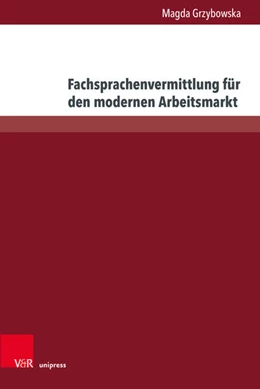 Abbildung von Grzybowska | Fachsprachenvermittlung für den modernen Arbeitsmarkt | 1. Auflage | 2024 | beck-shop.de