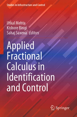 Abbildung von Mehta / Bingi | Applied Fractional Calculus in Identification and Control | 1. Auflage | 2023 | beck-shop.de
