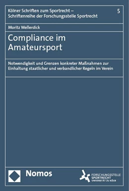 Abbildung von Wellerdick | Compliance im Amateursport | 1. Auflage | 2023 | 5 | beck-shop.de