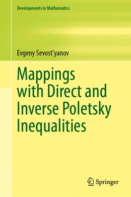 Abbildung von Sevost'yanov | Mappings with Direct and Inverse Poletsky Inequalities | 1. Auflage | 2023 | 78 | beck-shop.de