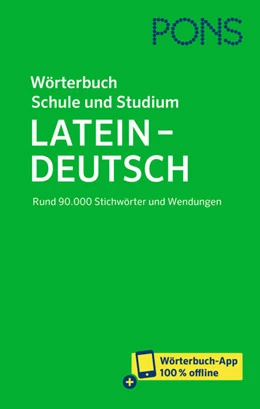 Abbildung von PONS Wörterbuch für Schule und Studium Latein | 1. Auflage | 2024 | beck-shop.de