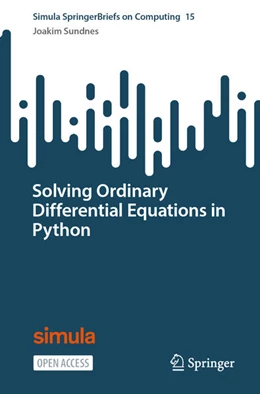 Abbildung von Sundnes | Solving Ordinary Differential Equations in Python | 1. Auflage | 2023 | 15 | beck-shop.de