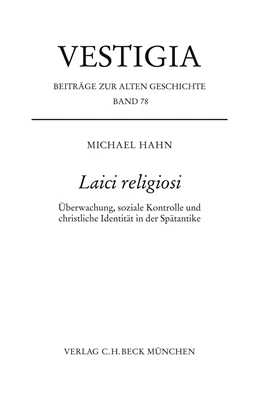 Abbildung von Hahn, Michael Johannes | Laici religiosi | 1. Auflage | 2024 | Band 78 | beck-shop.de