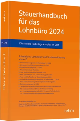 Abbildung von Meer | Steuerhandbuch für das Lohnbüro 2024 | 1. Auflage | 2024 | beck-shop.de