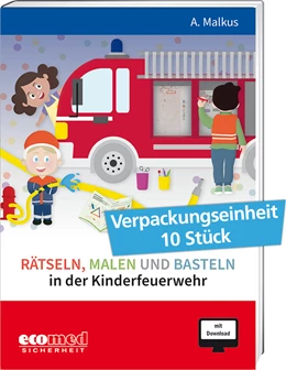 Abbildung von Malkus | Rätseln, Malen und Basteln in der Kinderfeuerwehr | 1. Auflage | 2023 | beck-shop.de