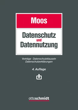 Abbildung von Moos | Datenschutz und Datennutzung | 4. Auflage | 2024 | beck-shop.de