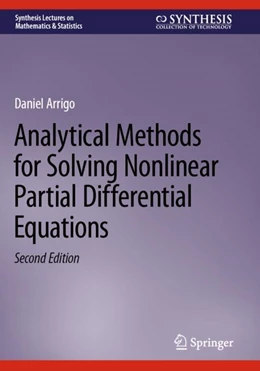 Abbildung von Arrigo | Analytical Methods for Solving Nonlinear Partial Differential Equations | 2. Auflage | 2023 | beck-shop.de