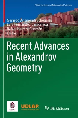 Abbildung von Arizmendi Echegaray / Hernández-Lamoneda | Recent Advances in Alexandrov Geometry | 1. Auflage | 2023 | beck-shop.de