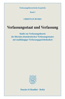 Abbildung von Bumke | Verfassungsstaat und Verfassung. | 1. Auflage | 2023 | 2 | beck-shop.de