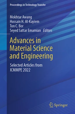 Abbildung von Awang / Al-Kayiem | Advances in Material Science and Engineering | 1. Auflage | 2023 | beck-shop.de