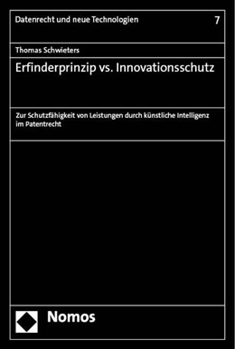 Abbildung von Schwieters | Erfinderprinzip vs. Innovationsschutz | 1. Auflage | 2023 | beck-shop.de