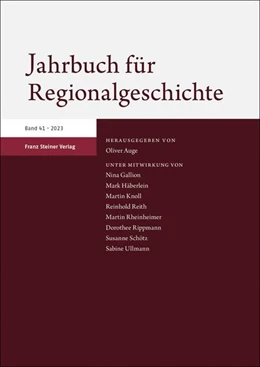 Abbildung von Auge | Jahrbuch für Regionalgeschichte 41 (2023) | 1. Auflage | 2023 | 41 | beck-shop.de