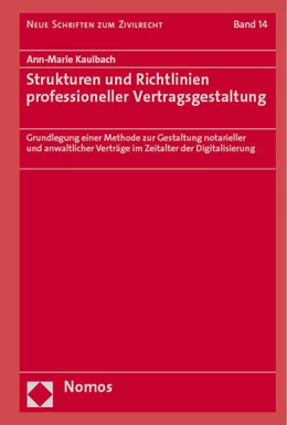 Abbildung von Kaulbach | Strukturen und Richtlinien professioneller Vertragsgestaltung | 1. Auflage | 2024 | 14 | beck-shop.de