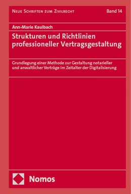 Abbildung von Kaulbach | Strukturen und Richtlinien professioneller Vertragsgestaltung | 1. Auflage | 2024 | 14 | beck-shop.de