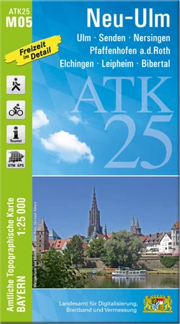 Abbildung von Landesamt für Digitalisierung | ATK25-M05 Neu-Ulm (Amtliche Topographische Karte 1:25000) | 1. Auflage | 2023 | beck-shop.de