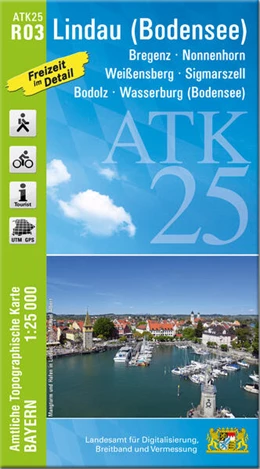 Abbildung von Landesamt für Digitalisierung | ATK25-R03 Lindau (Bodensee) (Amtliche Topographische Karte 1:25000) | 1. Auflage | 2023 | beck-shop.de