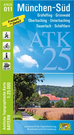 Abbildung von Landesamt für Digitalisierung | ATK25-O11 München-Süd (Amtliche Topographische Karte 1:25000) | 1. Auflage | 2023 | beck-shop.de