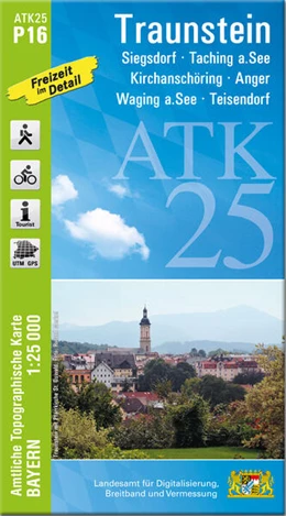 Abbildung von Landesamt für Digitalisierung | ATK25-P16 Traunstein (Amtliche Topographische Karte 1:25000) | 1. Auflage | 2023 | beck-shop.de