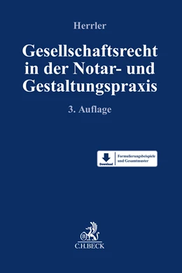 Abbildung von Herrler | Gesellschaftsrecht in der Notar- und Gestaltungspraxis | 3. Auflage | 2025 | beck-shop.de