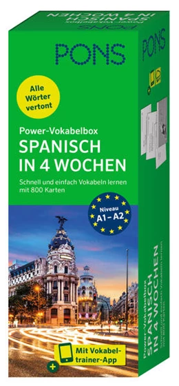 Abbildung von PONS Power-Vokabelbox Spanisch in 4 Wochen | 1. Auflage | 2024 | beck-shop.de
