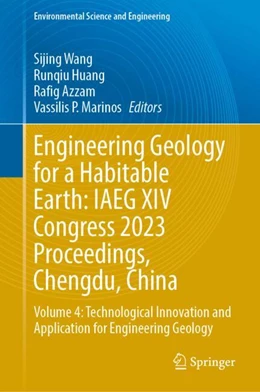 Abbildung von Wang / Huang | Engineering Geology for a Habitable Earth: IAEG XIV Congress 2023 Proceedings, Chengdu, China | 1. Auflage | 2024 | beck-shop.de