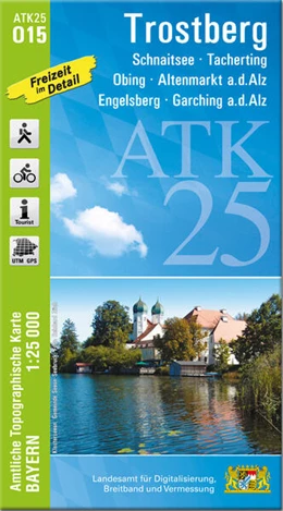 Abbildung von Landesamt für Digitalisierung | ATK25-O15 Trostberg (Amtliche Topographische Karte 1:25000) | 1. Auflage | 2023 | beck-shop.de
