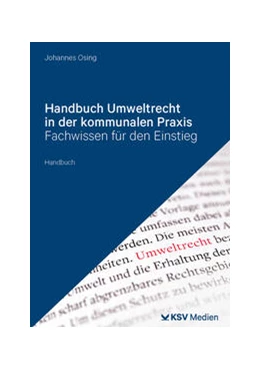 Abbildung von Osing | Handbuch Umweltrecht in der kommunalen Praxis | 1. Auflage | 2024 | beck-shop.de