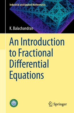 Abbildung von Balachandran | An Introduction to Fractional Differential Equations | 1. Auflage | 2023 | beck-shop.de