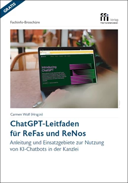 Abbildung von Wolf (Hrsg.) | ChatGPT-Leitfaden für ReFas und ReNos | | 2023 | beck-shop.de
