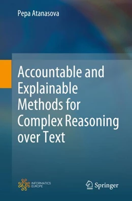 Abbildung von Atanasova | Accountable and Explainable Methods for Complex Reasoning over Text | 1. Auflage | 2024 | beck-shop.de