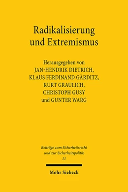 Abbildung von Dietrich / Gärditz | Radikalisierung und Extremismus | 1. Auflage | 2023 | 11 | beck-shop.de