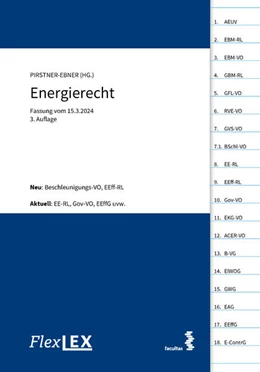 Abbildung von Pirstner-Ebner | FlexLex Energierecht | 3. Auflage | 2024 | beck-shop.de