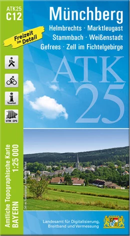 Abbildung von Landesamt für Digitalisierung | ATK25-C12 Münchberg (Amtliche Topographische Karte 1:25000) | 1. Auflage | 2023 | beck-shop.de
