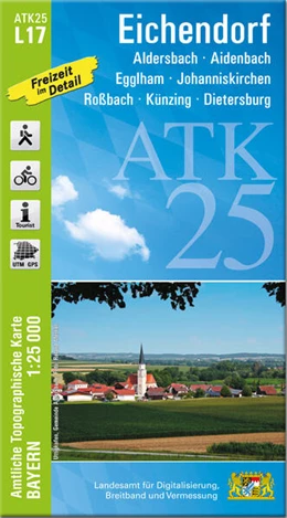 Abbildung von Landesamt für Digitalisierung | ATK25-L17 Eichendorf (Amtliche Topographische Karte 1:25000) | 1. Auflage | 2023 | beck-shop.de