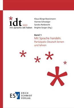 Abbildung von Boeckmann / Reitbrecht | IDT 2022: *mit.sprache.teil.haben Band 1: Mit Sprache handeln | 1. Auflage | 2023 | beck-shop.de