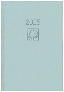 Abbildung von Zettler Kalender | Buchkalender grau 2025 - Bürokalender 14,5x21 - 1T/1S - Blauer Engel - Kartoneinband - Halbstundeneinteilung 7-22 Uhr - 876-0703-1 | 3. Auflage | 2024 | beck-shop.de