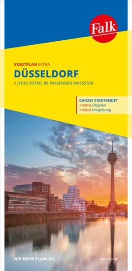 Abbildung von Falk Stadtplan Extra Düsseldorf 1:20.000 | 21. Auflage | 2024 | beck-shop.de