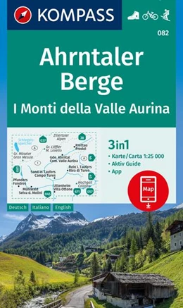 Abbildung von KOMPASS Wanderkarte 082 Ahrntaler Berge / I Monti della Valle Aurina 1:25.000 | 2. Auflage | 2024 | beck-shop.de