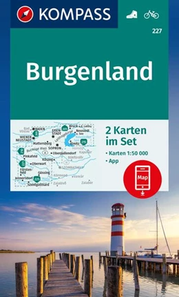 Abbildung von KOMPASS Wanderkarten-Set 227 Burgenland (2 Karten) 1:50.000 | 3. Auflage | 2024 | beck-shop.de