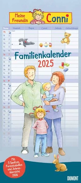 Abbildung von DUMONT Kalender | Conni Familienkalender 2025 - Wandkalender - Familienplaner mit 5 Spalten - Format 22 x 49,5 cm | 5. Auflage | 2024 | beck-shop.de