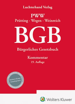 Abbildung von Prütting / Wegen | BGB - Kommentar | 19. Auflage | 2024 | beck-shop.de