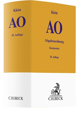 Abbildung von Klein | Abgabenordnung: AO | 18. Auflage | 2025 | beck-shop.de