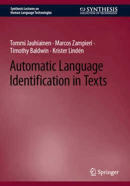 Abbildung von Jauhiainen / Zampieri | Automatic Language Identification in Texts | 1. Auflage | 2024 | beck-shop.de