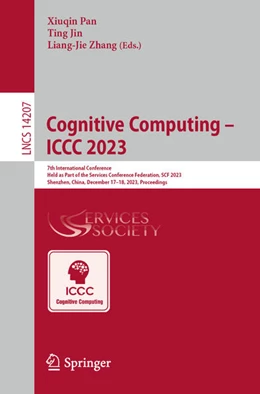 Abbildung von Pan / Jin | Cognitive Computing - ICCC 2023 | 1. Auflage | 2024 | beck-shop.de