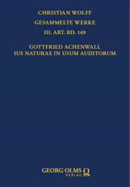 Abbildung von Aichele | Gottfried Achenwall, Ius naturae in usum auditorum | 1. Auflage | 2024 | 169 | beck-shop.de
