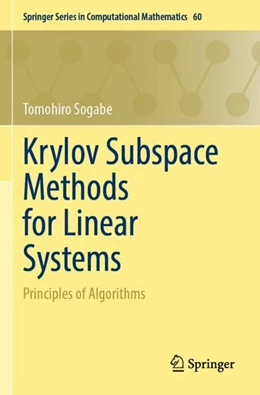 Abbildung von Sogabe | Krylov Subspace Methods for Linear Systems | 1. Auflage | 2024 | 60 | beck-shop.de