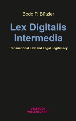 Abbildung von Bützler | Lex Digitalis Intermedia | 1. Auflage | 2024 | beck-shop.de