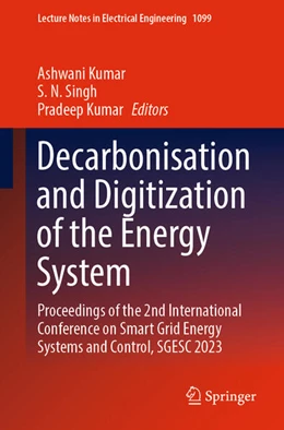 Abbildung von Kumar / Singh | Decarbonisation and Digitization of the Energy System | 1. Auflage | 2024 | beck-shop.de